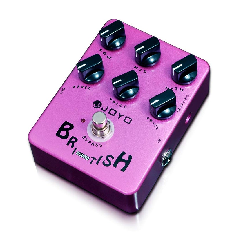 JOYO Overdrive British Rock Amp Simulator Pedal Brit-Rock Era Bluesbreaker Overload for Electric Guitar Effect - Bypass (British Sound JF-16) - Image 1